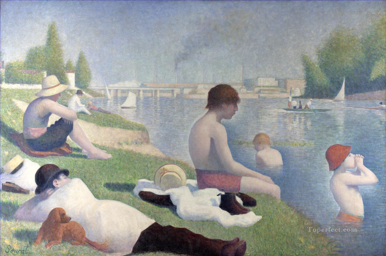 bathers at asni res 1884 Oil Paintings